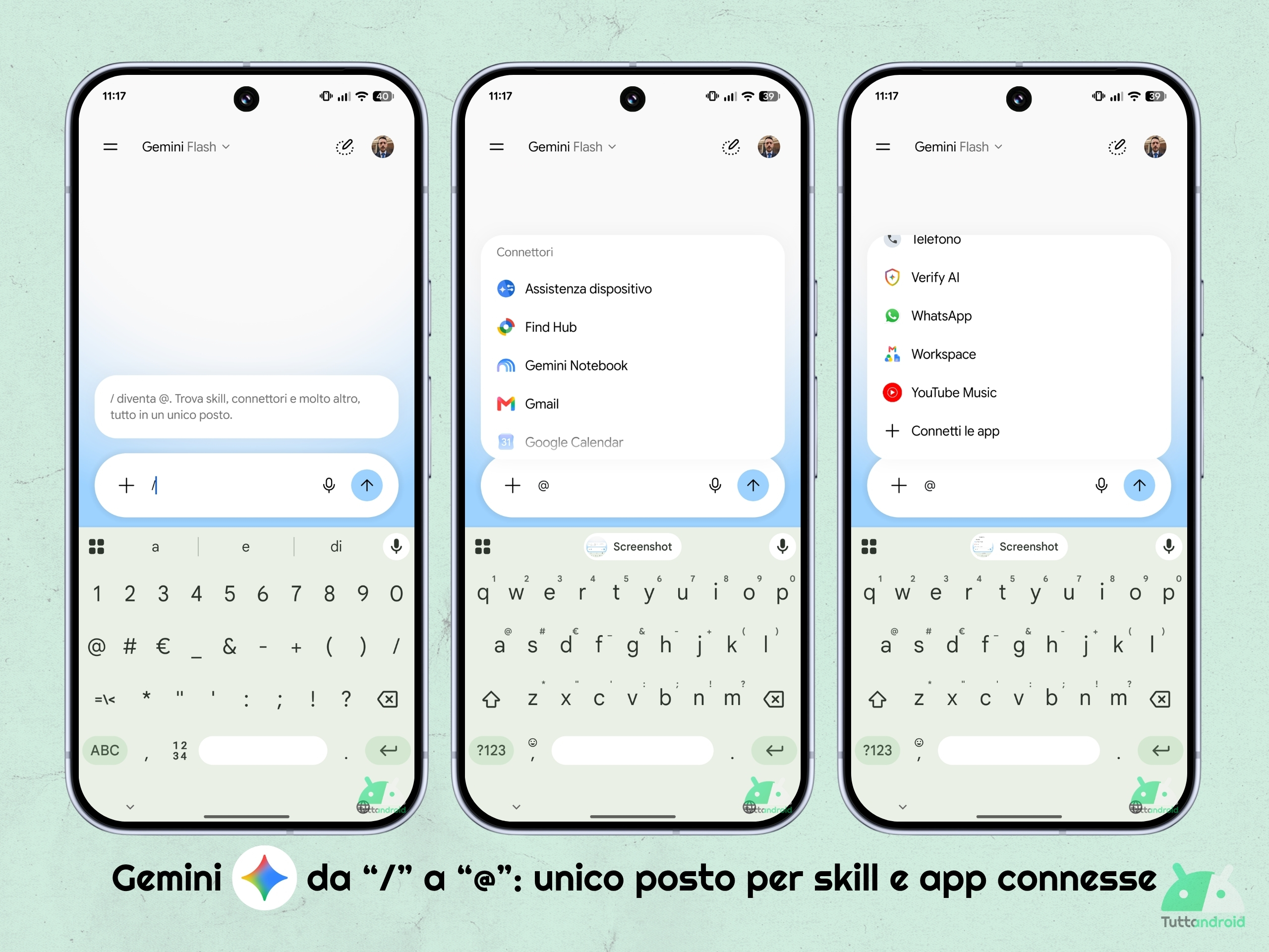 Gemini App - ottobre 2026 - Skill e app connesse uniti