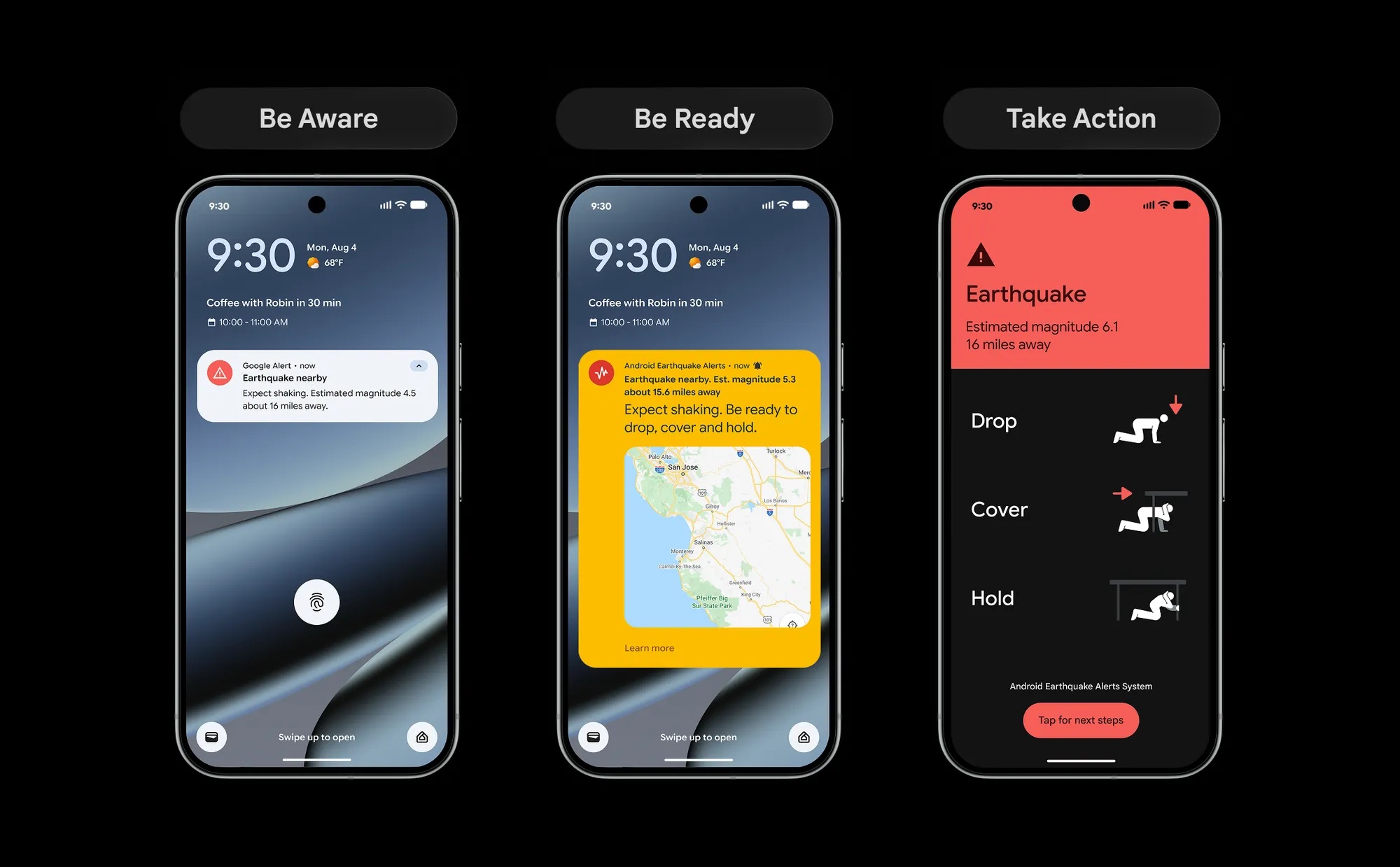 Google - Android - Sicurezza ed emergenze - Allerte terremoti migliorato ottobre 2026