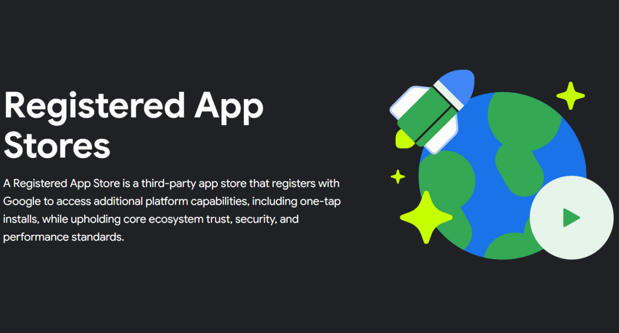 Google è pronta a lanciare il programma Registered App Stores