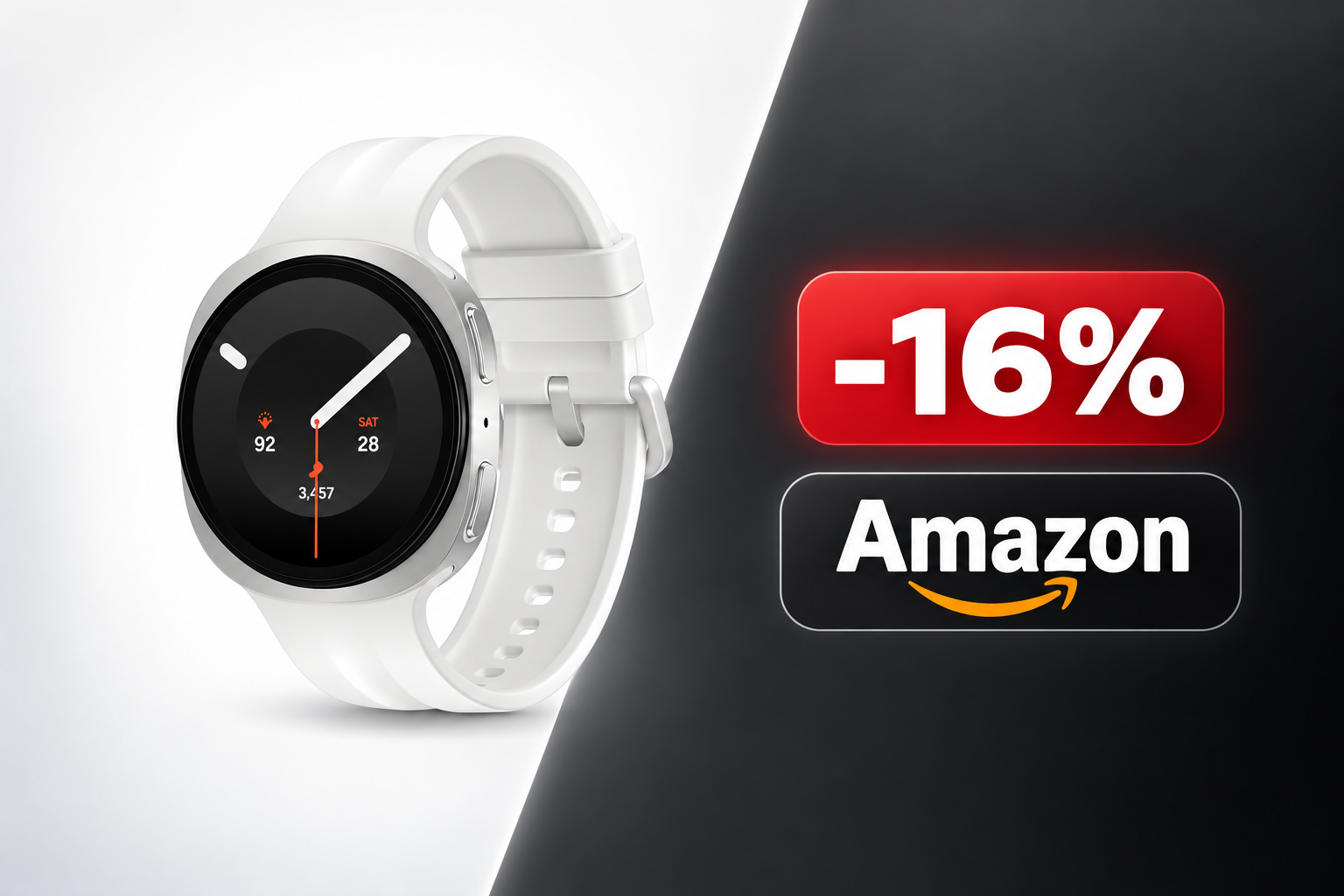Samsung Galaxy Watch9 scende a 385,56 euro su Amazon: è un nuovo minimo storico