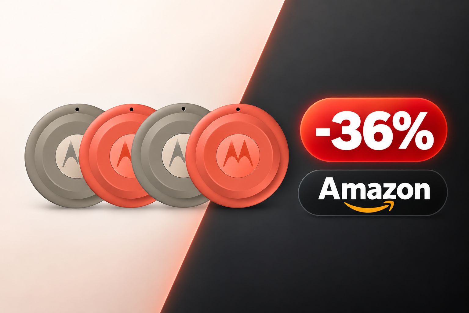 Motorola Moto Tag 2, confezione da 4 in sconto del 36% su Amazon per il Prime Day