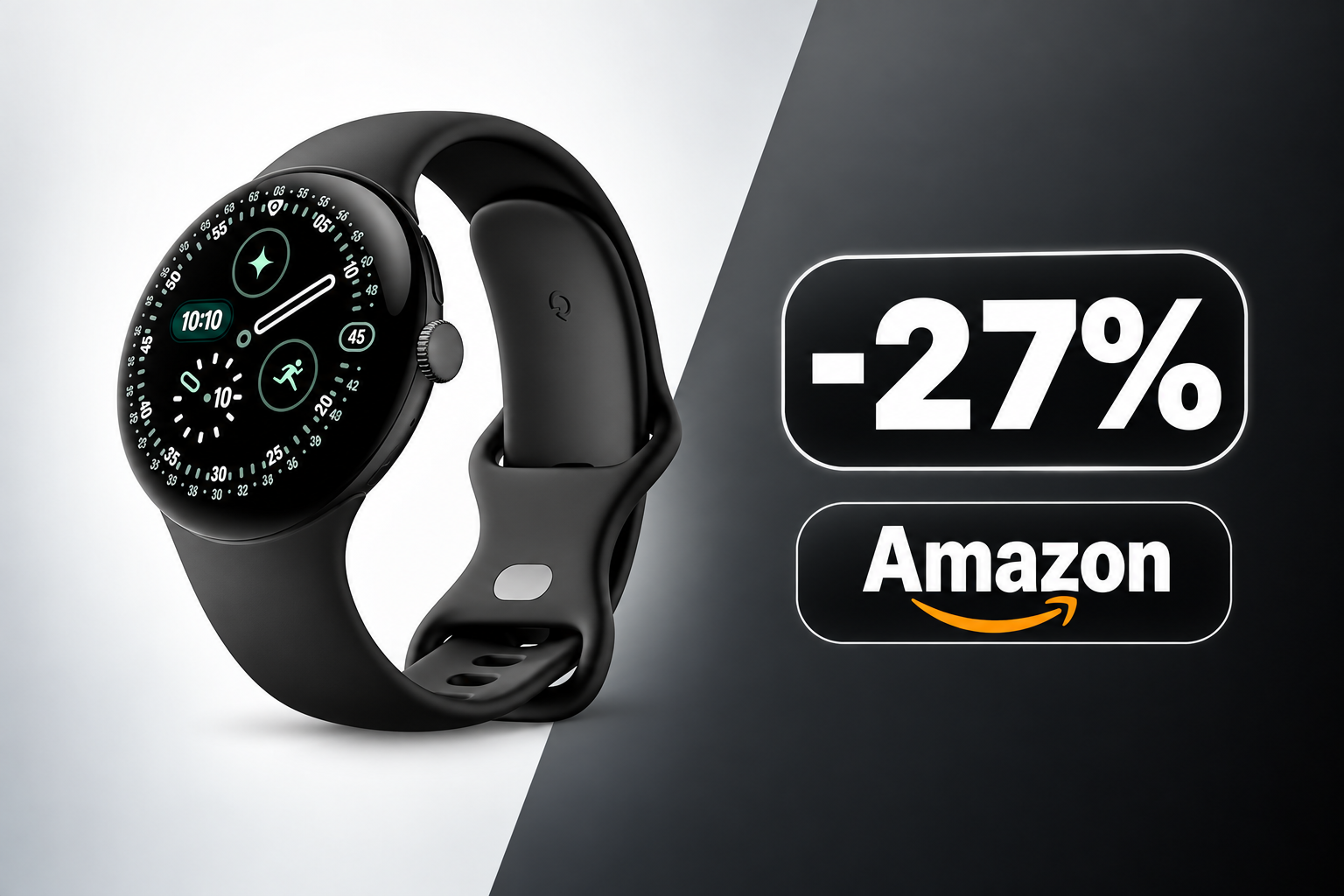 Google Pixel Watch 4 LTE a 399 euro su Amazon, sconto del 27%
