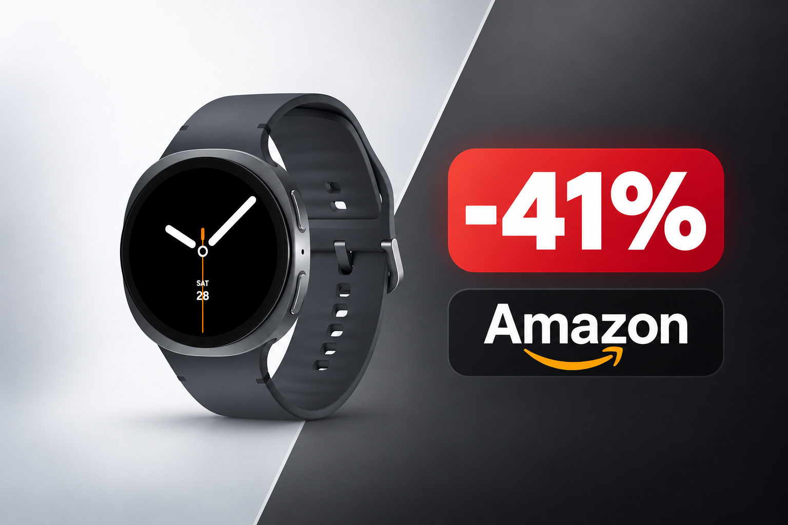 Samsung Galaxy Watch8 LTE a 240€ su Amazon: minimo storico al 41%