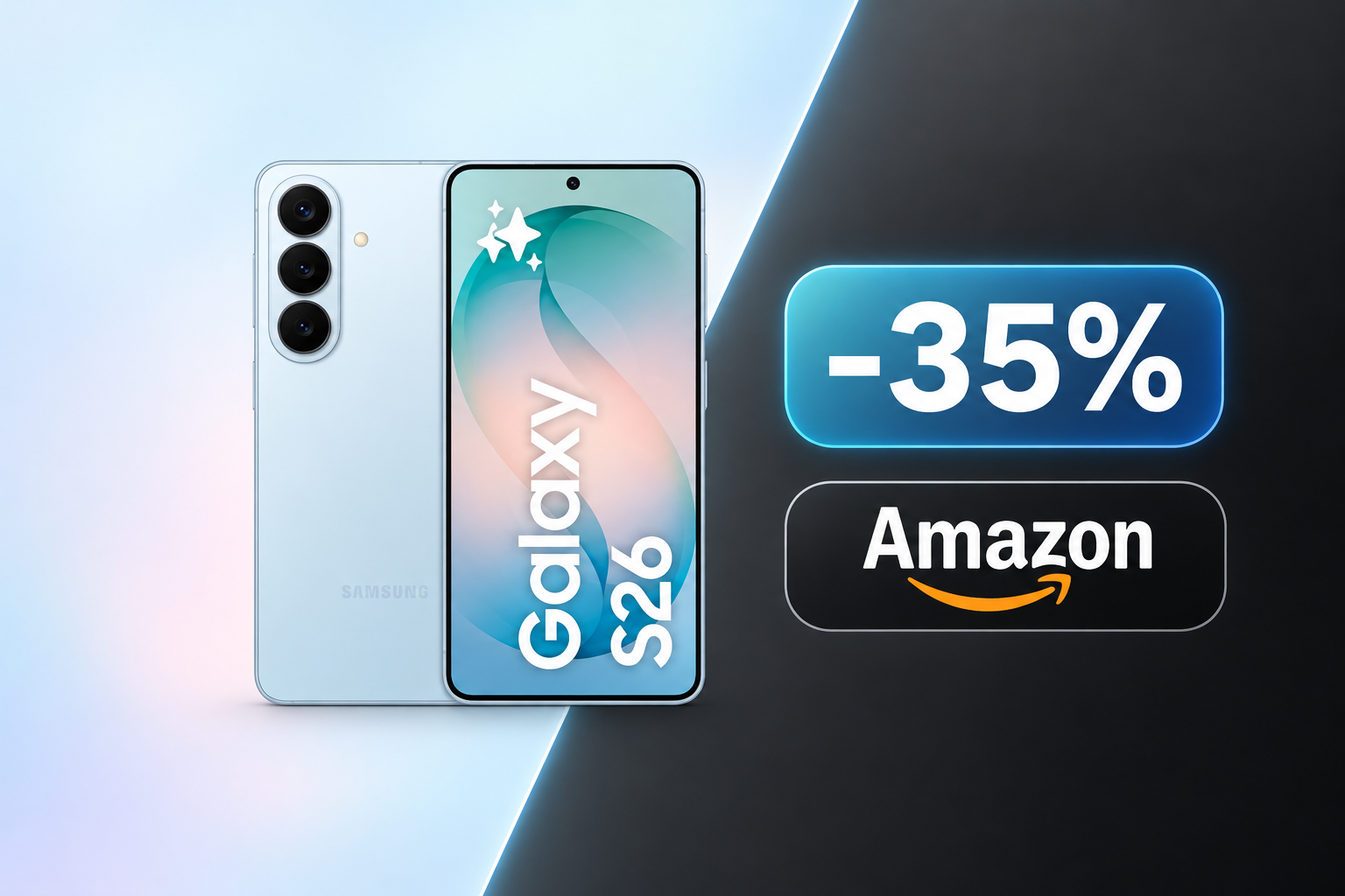Samsung Galaxy S26 512GB a 869€ su Amazon, minimo storico per il flagship