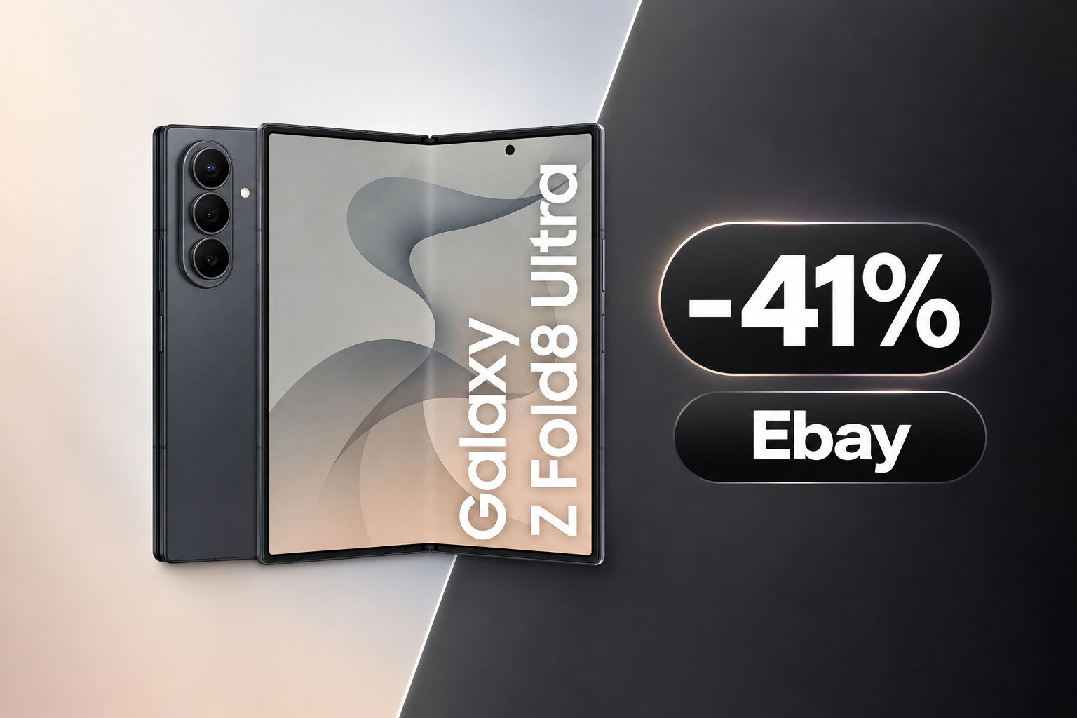 Dopo Z Fold8, anche Samsung Galaxy Z Fold8 Ultra viene scontato di quasi 950 euro