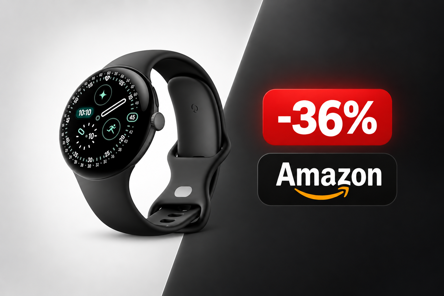Google Pixel Watch 4 LTE a 354€ su Amazon, sconto del 35% sulla versione più completa