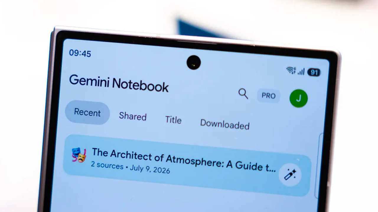 Gemini Notebook accoglie il registratore vocale per appunti e conferenze