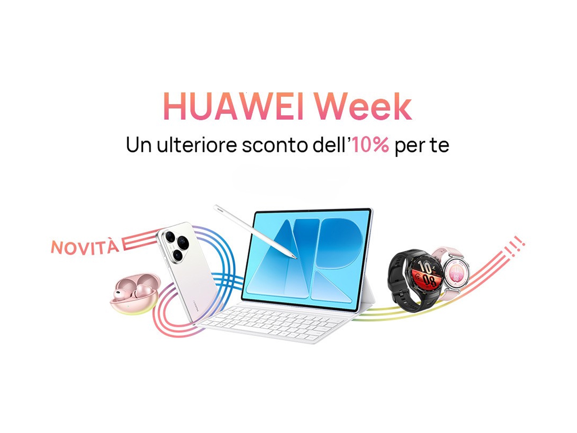 Offerte lampo ed extra sconti da non perdere su Huawei Store, ma solo per poco