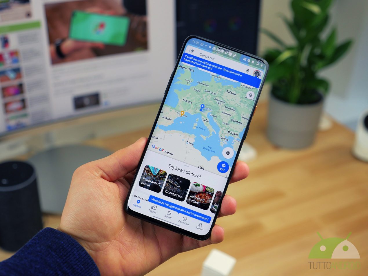L'app Google Maps ottiene un piccolo aggiornamento dell'interfaccia