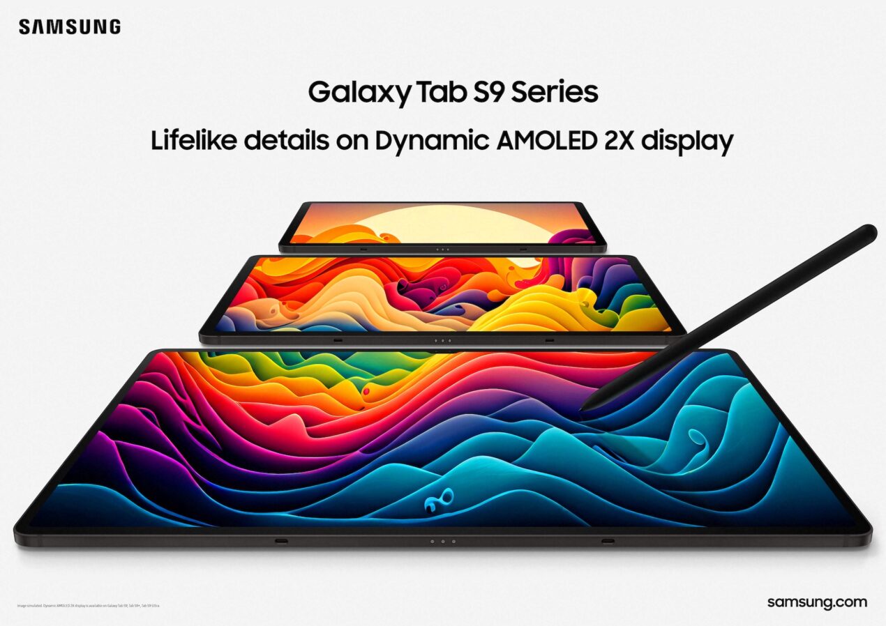 La serie Samsung Galaxy Tab S9 FE si mostra nelle prime foto dal vivo